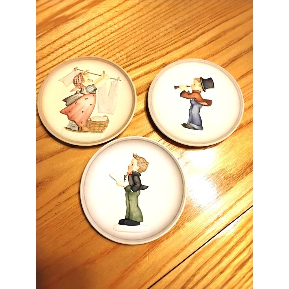 Hummel Goebel 1984-1987 Little Music Makers 3 3/4" Miniature Plates 3